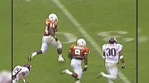 Ricky Williams dominated the gridiron, setting 21 NCAA records and becoming Texas Football's all-time leading rusher with 6,279 yards and 72 touchdowns. The College Football Hall of Fame running back secured back-to-back NCAA rushing titles in 1997 and 1998, alongside prestigious awards like the Maxwell and Doak Walker. His stellar career culminated in winning The Heisman Trophy in 1998, solidifying his place as a Texas Longhorns legend and a College Football Hall of Famer. #HookEm #Heisman #CFB