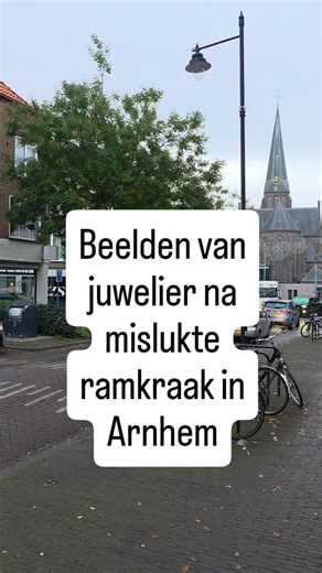 Beelden van juwelier na mislukte ramkraak in Arnhem #nieuws #arnhem #ramkraak #juwelier #crime #sieraden | HaberArnhem.nl