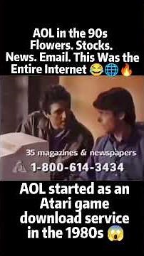 AOL in the 90s — Flowers. Stocks. News. Email. This Was the Entire Internet 😂🌐🔥#youtubeshorts