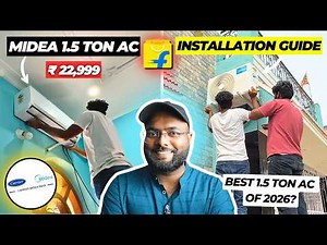 Midea 1.5 Ton Ac @ Just ₹22,999 ⚡ | Best Ac In 2026 | Ac Installation Guide 🔥