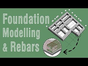 ✨ Foundations from 2D Plans with Rebar Reinforcement in REVIT