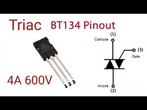 BT134 600E triac testing