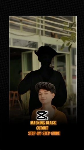 Smooth Masking Black Cutout Transition | CapCut Tutorial