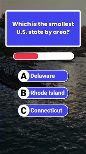 Which is the smallest U.S. state by area?