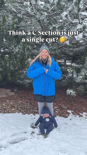 Dr. Anna Towne- Pelvic Floor PT on Instagram: "Think a C-section is just a single cut? 🤔 Spoiler alert: it’s not! A C-section involves moving through multiple layers of tissue, each with its own role in healing. As you watch me shed 7 layers of jackets, here’s what’s actually involved: • Skin • Fat • Fascia (connective tissue) • Linea alba (the connective tissue between your abs) • Peritoneum (the lining of your abdominal cavity) • Uterus (the only muscle that’s cut, and the bladder is c