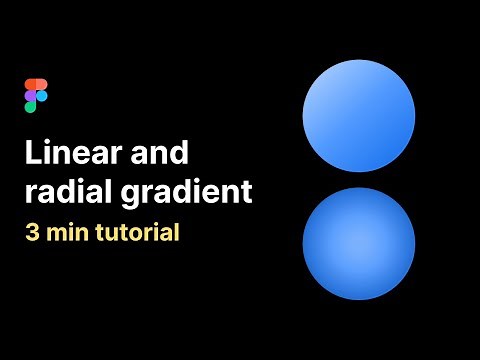 Linear and radial gradient in Figma