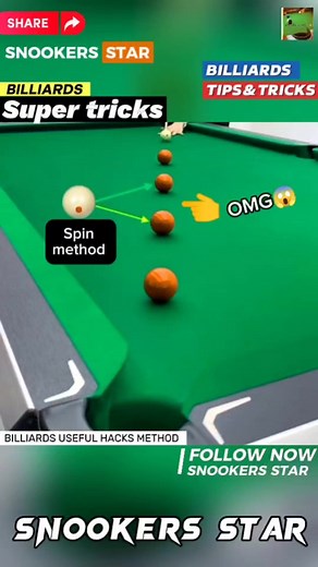 👉 Billiards spin method secret tricks🤫🎱| Hacks💥 #reelsfb #reelsvideo #billiards #billiardschallenge #billiardspool #8ball #8BallPool #snooker #snookertime #learn #teaching #gameplay #hacking #hacks #lifehacks #lessons #solved #solutions #hacksandtips #useful #usefultips #helpful #helpfultips #guide #Method #technique #tipsandtricks #tips #tricks #trickshot #trickshots #reveal #skillsdevelopment #important #skill #foryou #foryourpage | Snookers Star