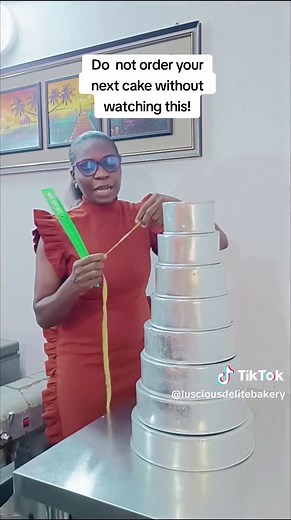 Let's find your cake's perfect fit and let's measure so you can understand your cake sizes better! The differences are in the width and the height of the cake. Different cake diameters offer varying servings and are for different functions. From 5 inches to 100 inches 😁, pick what suits your celebration and your budget 🙏🙏. Have you learnt anything new? Please save and and share with someone else. #cakeguide #caketips #cakesinMaryland #cakesizeguide#cakesoftiktok😍❤️❤️ #cakeportionguide #Lusci
