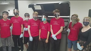 Innovate 8: San Diego high school students design 3D face shields for healthcare workers
