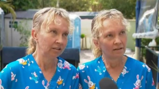 Twin sisters recount terrifying gun ordeal in unison