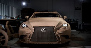 Lexus Made A Cardboard Car That Actually Drives