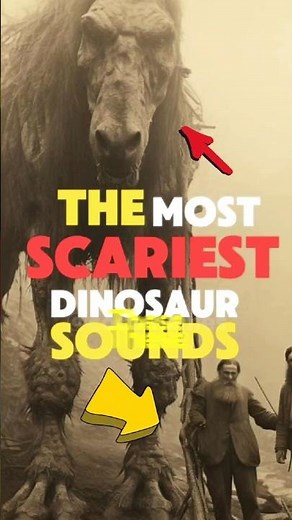 5 scary dinosaurs sounds