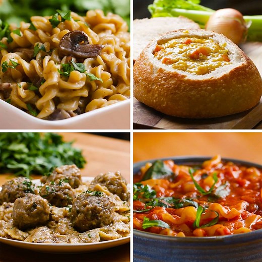 2.5M views · 19K reactions | These one-pot vegan dinners are perfect to make during the week! Get the recipes: https://tasty.co/compilation/easy-vegan-one-pot-dinners | Tasty Vegetarian | Facebook