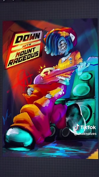 this is my trolls oc, his name is Rocky Skullz and I made him for the sole purpose of shipping him with veneer #trollsbandtogether #velvetandvenner #trolls #digitalart #fyp #trollsoc #ocart #emo #imsonormal