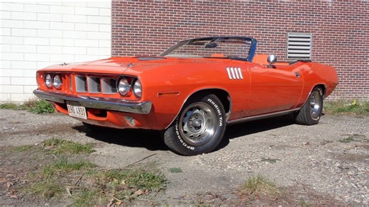 1971 Plymouth Cuda Convertible 383 4 Speed