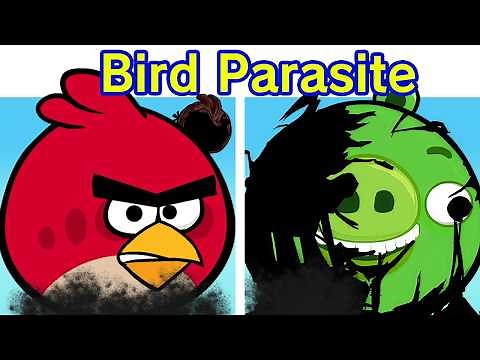 FNF VS Angry Birds Parasite | Musta Parvi (Friday Night Funkin' Mod)