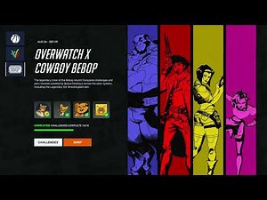 ( Return of ) Cowboy Bebop, Challenges Menu Loop | OVERWATCH 2