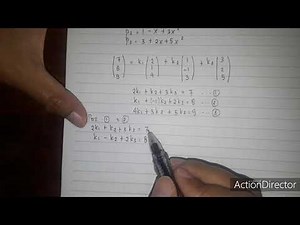 Kombinasi Linear, Bebas Linear dan Bergantung Linear