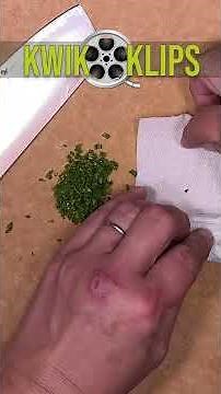 Genius Chive Chopping Trick? | Kwik Klips