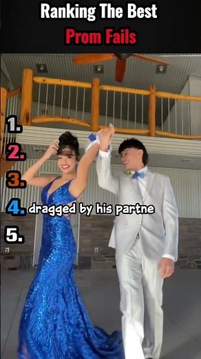 Ranking The Best Prom Fails #promnight #fails #shorts