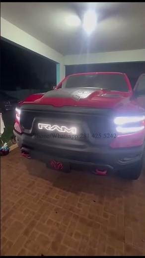 RAM Truck Upgrade: Installing Dynamic Light-Up Grill Letters | No Install Process