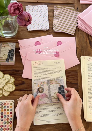 Join Our Scrapbook Mail Club for Creative Fun