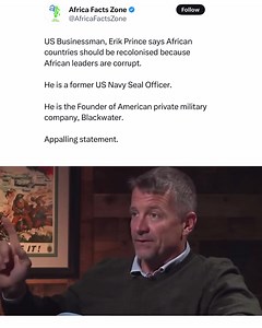 It's such a shame that in 2024 there will be individuals paroling around and speaking like this. This is how slavery is justified. This is how racism is justified. With slavery the excuse was to convert heathens to Christianity. | Afropolitans