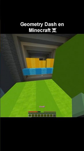Geometry Dash en Minecraft ☠️😭 #shorts #minecraft