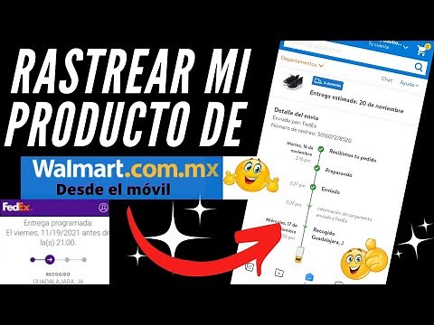 Como rastrear un pedido de Walmart (Fedex)