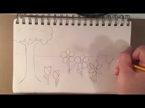 How to Draw a Garden