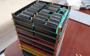 74门电路自制8位CPU(原创)