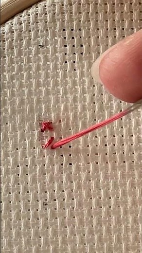 How to cross stitch #crossstitching #stitching #tutorial #crossstitchtutorial #crossstitch