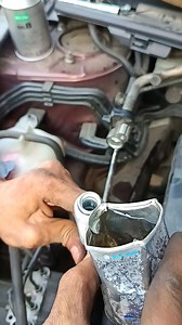 AC Compressor oil refill #ac #compressor #oil #mechanic #automotive #engine #automobile #viralreelschallenge | Hybrid Repair Service & Car Solution