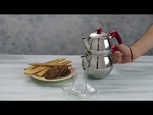 How to Make Turkish Tea with DESTALYA Turkish Teapot Set