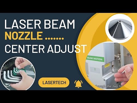 Fiber laser Beam nozzle centering adjust #laser#cnc #senfeng