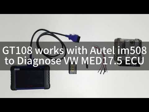GODIAG GT108 Work with Autel IM508 to Diagnose VW MED17.5 ECU- EOBDTool.co.uk