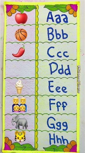 Let's learn the alphabet! #shorts #shortvideo #education #art