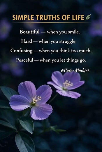Simple Truths of Life Everyone Should Know 🌿 #cutemindset #motivation #quotes #ytshorts #viral