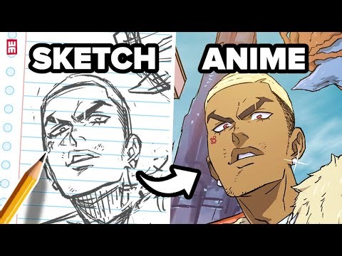 Watch Me Turn My Sketch Into an Anime Scene! DIGITAL ANIME COLORING