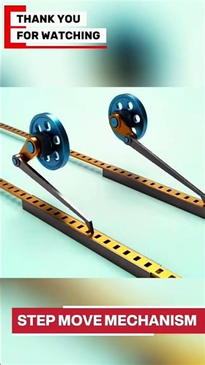 Step Move Mechanism #design #cad #mechanical #mechanism