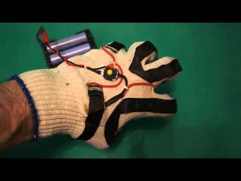 DIY carbon tape heated gloves