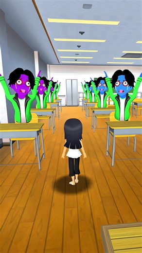 Zombie 🧟 Hantu New Funny Trend#sakuraschoolsimulator #trending #funny #viralvideo #shorts #sakura.