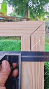 Simple cuting Easy way to make perfect angles #woodcraft #carpentry #tips #tricks #ideas #creative #homedecor #viralreelschallenge | Taufiqurrohman