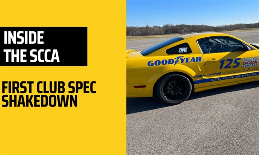 Inside the SCCA: Club spec Mustang first shakedown | RACER