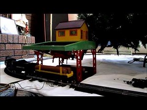 American Flyer 751 Log Loader and 717 Log Dump Car