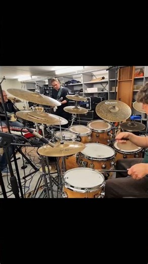 Drumming yet another Free Funk groove in Uncool and the Gang - DW Collectors drums