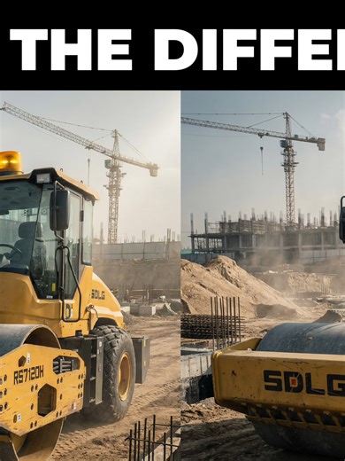 SDLG machines are on site! The pictures may look the same at first glance, but look closer and you'll spot three differences. Can you find them before time runs out? #SDLG #ReliabilityInAction #SDLGRoadRoller #ConstructionMachinery