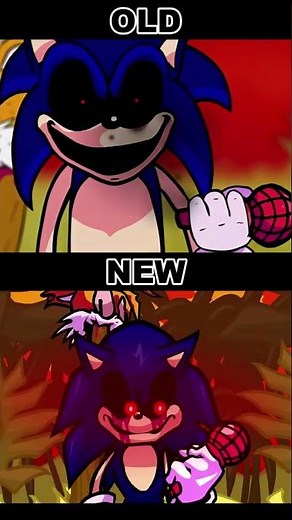 FNF - Vs Sonic.exe [NEW VS OLD] [Project Reignited] (FNF MOD) #shorts