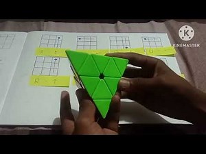 Learn how to solve a Rubik's pyramid cube 3×3 #video