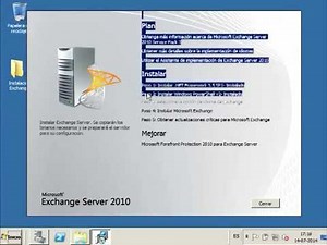 Instalación Exchange 2010 en Windows Server 2008 R2 y configuración servidor de correos